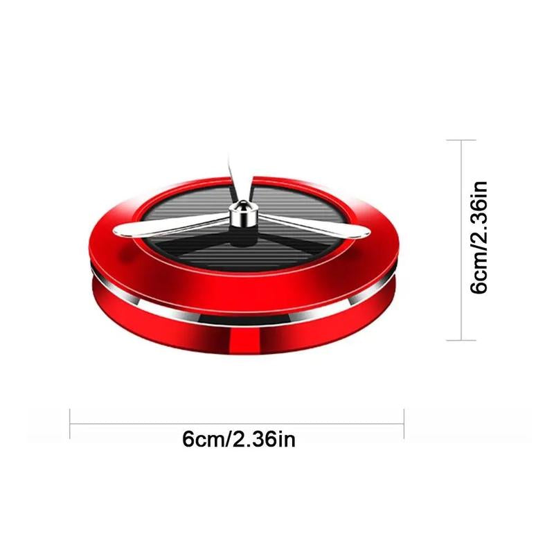 Car Air Freshener Helicopter Solar Rotating Aroma Diffuser Decor Fragrance Air Accessories Fresheners Scent