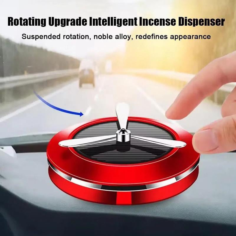 Car Air Freshener Helicopter Solar Rotating Aroma Diffuser Decor Fragrance Air Accessories Fresheners Scent